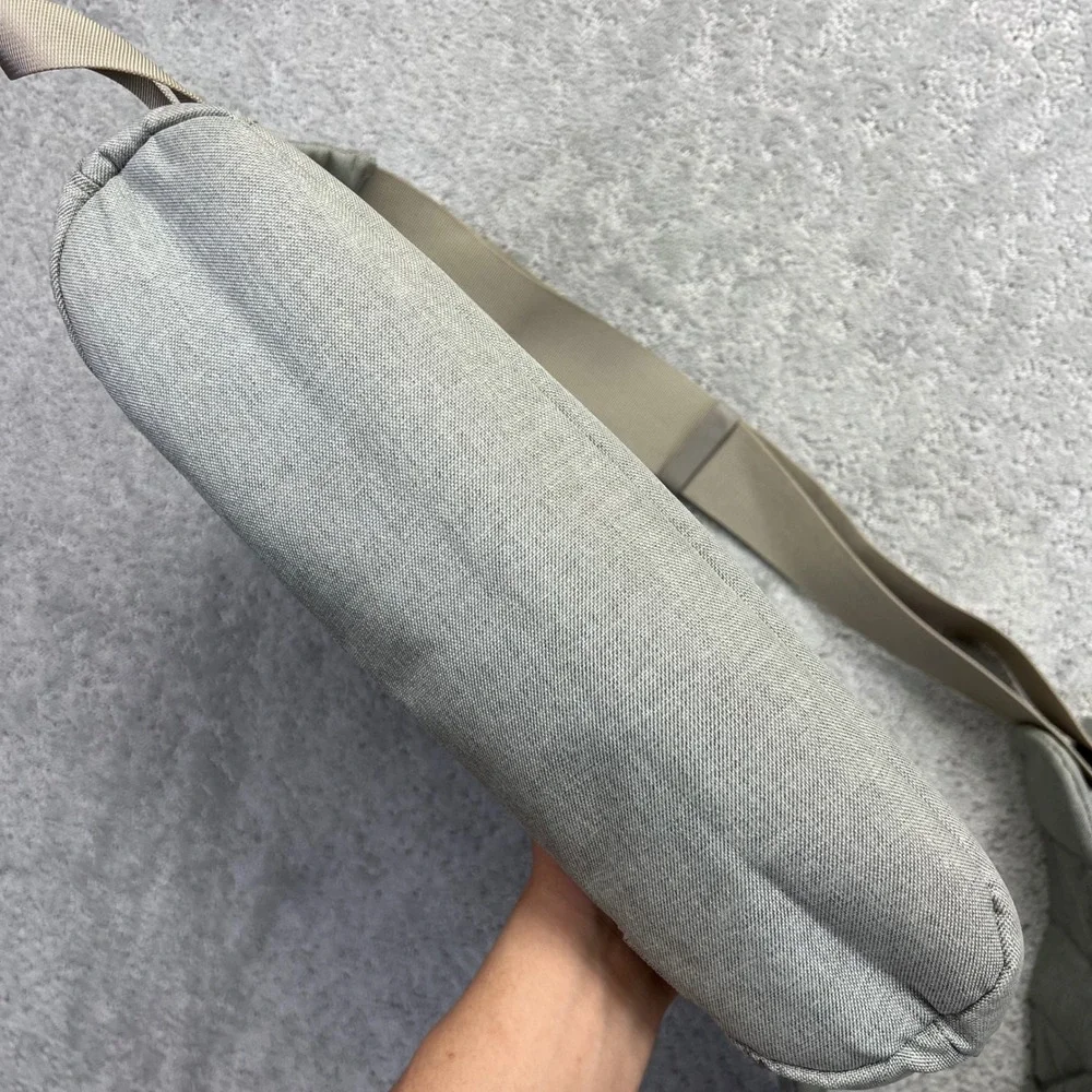 Bluelounge Messenger Bag Grey Recycled PET Fabric Laptop Commuter Bag School